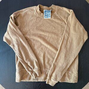 Jungmaven Cotton/Hemp Sierra Raglan Sweatshirt in Coyote, Size XS